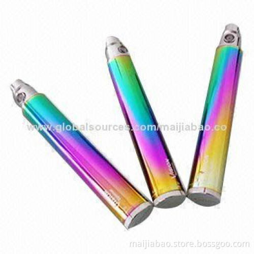 2014 Best Vision Spinner e cigarette Batteries, Made of Aluminum Material, 2-3-hour Charging Time